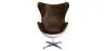 Sillón con Reposabrazos - Estilo Aviador - Cuero y Metal - Cocoon  image 7
