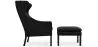 Sillón con Reposapiés - Tapizado en Cuero - Micah image 7