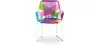 Silla de Exterior con Reposabrazos - Silla de Jardín - Multicolor - Frony image 7
