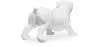 Escultura decorativa de diseño perro Bulldog resina image 7