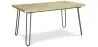 Mesa de Comedor Rectangular - Industrial - Madera y Metal - 150cm - Hairpin  image 9