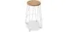 Taburete Redondo - Diseño Industrial - Madera y Metal - 66cm - Hairpin  image 9