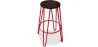 Taburete Redondo - Diseño Industrial - Madera y Metal- 66cm - Hairpin  image 9