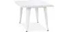 Mesa Infantil Cuadrada - Industrial - Metal - 60cm - Stylix  image 9