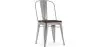 Silla de Comedor - Diseño Industrial - Madera y Acero - Stylix image 9