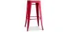 Taburete de Bar Diseño Industrial - Acero y Madera - 76cm -  Stylix  image 9