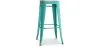 Taburete de Bar Diseño Industrial - Acero y Madera - 76cm -  Stylix  image 9