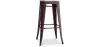 Taburete de Bar Diseño Industrial - Acero y Madera - 76cm -  Stylix  image 9