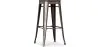 Taburete de Bar - Diseño Industrial -Madera y Metal - 76cm - Stylix  image 9
