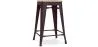 Taburete de Bar Diseño Industrial - Madera y Acero - 61cm - Stylix  image 9