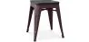Taburete Diseño Industrial - Madera y Acero - 46cm - Stylix image 9