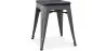 Taburete Diseño Industrial - Madera y Acero - 46cm - Stylix image 9