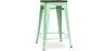 Taburete de Bar - Diseño Industrial - Madera y Acero - 60cm -Stylix image 9