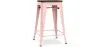 Taburete de Bar - Diseño Industrial - Madera y Acero - 60cm -Stylix image 9