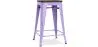 Taburete de Bar - Diseño Industrial - Madera y Acero - 60cm -Stylix image 9