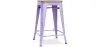Taburete de Bar Diseño Industrial - Madera y Acero - 61cm - Stylix  image 9