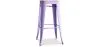 Taburete de Bar Diseño Industrial - Acero y Madera - 76cm -  Stylix  image 9