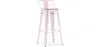 Taburete de Bar con Respaldo - Diseño Industrial - 76 cm - Stylix image 9