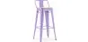 Taburete de Bar con Respaldo - Diseño Industrial - 76 cm - Stylix image 9