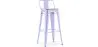 Taburete de Bar con Respaldo - Diseño Industrial - 76 cm - Stylix image 9