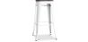Taburete de Bar Diseño Industrial - Madera y Acero - 76cm - Stylix image 9