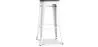 Taburete de Bar Diseño Industrial - Madera y Acero - 76cm - Stylix image 9