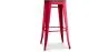 Taburete de Bar Diseño Industrial - Madera y Acero - 76cm - Stylix image 9