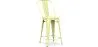 Taburete de Bar con Respaldo - Diseño Industrial  - 60cm - Stylix  image 9