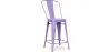 Taburete de Bar con Respaldo - Diseño Industrial  - 60cm - Stylix  image 9