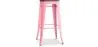 Taburete de Bar Diseño Industrial - Madera y Acero - 76cm - Stylix image 9