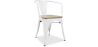Silla de Comedor con Reposabrazos - Madera y Acero - Stylix  image 9