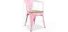 Silla de Comedor con Reposabrazos - Madera y Acero - Stylix  image 9