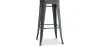 Taburete de Bar Diseño Industrial - Madera y Acero - 76cm - Stylix image 9