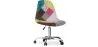 Silla de Oficina con Ruedas - Silla de Escritorio - Tapizada en Patchwork - Simona  image 9