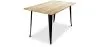 Mesa de Comedor Rectangular - Diseño Industrial - Madera - Troy image 9