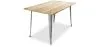 Mesa de Comedor Rectangular - Diseño Industrial - Madera - Troy image 9
