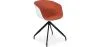 Silla de Oficina con Reposabrazos Tapizada - Silla de Escritorio - Blanco y Negro - Jodie  image 9