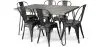 Pack Mesa de Comedor - Diseño Industrial 150cm + Pack de 6 Sillas de Comedor - Diseño Industrial - Hairpin Stylix image 9