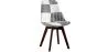 Silla de Comedor - Tapizada en Patchwork Blanco y Negro - Nueva Edición - Sam image 9