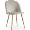 Silla de Comedor - Tapizada en Terciopelo - Estilo Escandinavo - Evelyne image 9