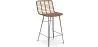 Taburete de Bar de Mimbre con Respaldo - Diseño Boho Bali - 75cm - Catori image 9