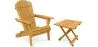 Pack Silla de Exterior y Mesa de Exterior y Jardín - Madera  - Alana image 9