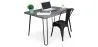Pack Escritorio - Diseño Industrial 120cm - Hairpin + Silla de Comedor - Stylix image 9