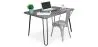 Pack Escritorio - Diseño Industrial 120cm - Hairpin + Silla de Comedor - Stylix image 9