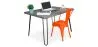 Pack Escritorio - Diseño Industrial 120cm - Hairpin + Silla de Comedor - Stylix image 9