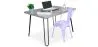 Pack Escritorio - Diseño Industrial 120cm - Hairpin + Silla de Comedor - Stylix image 9