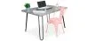 Pack Escritorio - Diseño Industrial 120cm - Hairpin + Silla de Comedor - Stylix image 9
