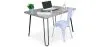 Pack Escritorio - Diseño Industrial 120cm - Hairpin + Silla de Comedor - Stylix image 9