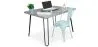 Pack Escritorio - Diseño Industrial 120cm - Hairpin + Silla de Comedor - Stylix image 9