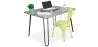 Pack Escritorio - Diseño Industrial 120cm - Hairpin + Silla de Comedor - Stylix image 9